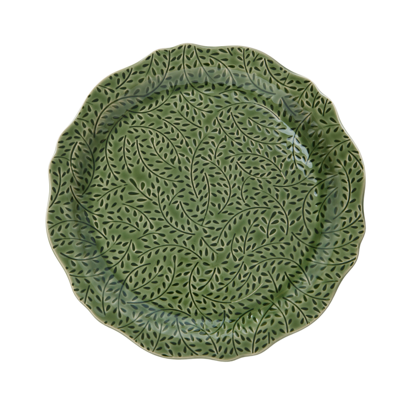Venus Ceramic Plate Large Green