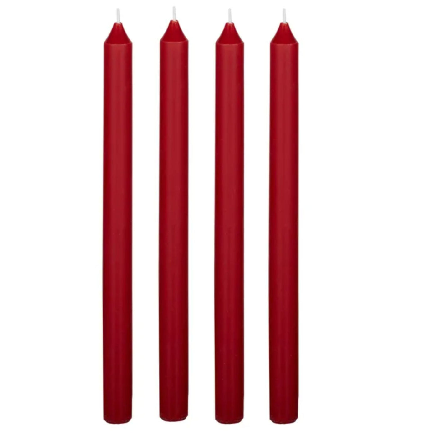 Tapered Red Christmas Candles