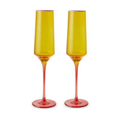 Kip and Co Tropical Punch Champagne Glass Set