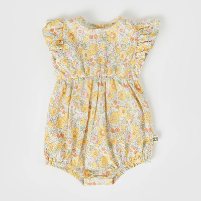Goldie + Ace Lani Romper in Betsy Yellow