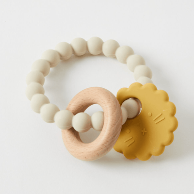 Mika Silicone and Wood Teether