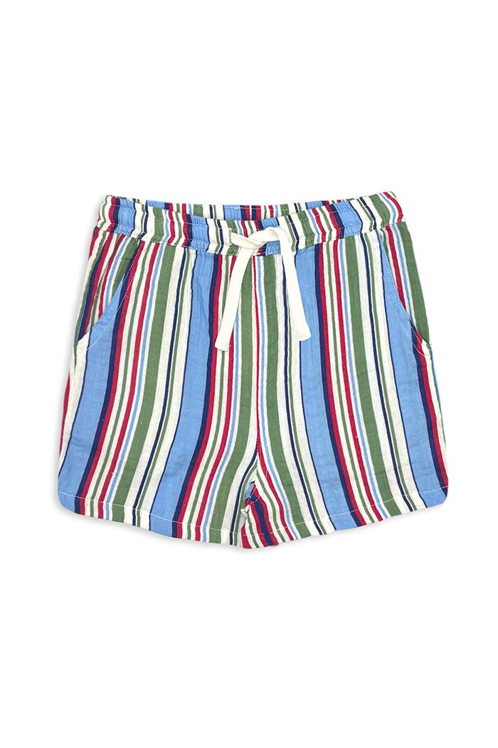 Milky Clothing Boys Crinkle Stripe Short