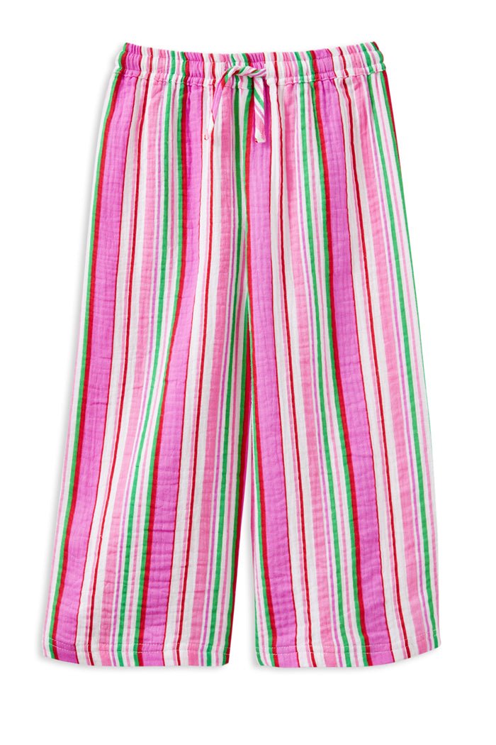 Milky Clothing Girls Crinkle Stripe Pant