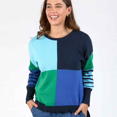 Elm Clothing Multi Fern Mixed Knit