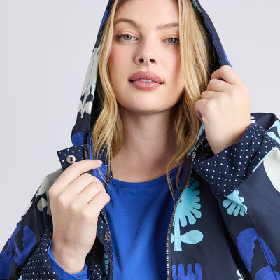 Elm Clothing Madeleine Stamer Raincoat Navy