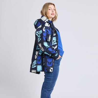Elm Clothing Madeleine Stamer Raincoat Navy