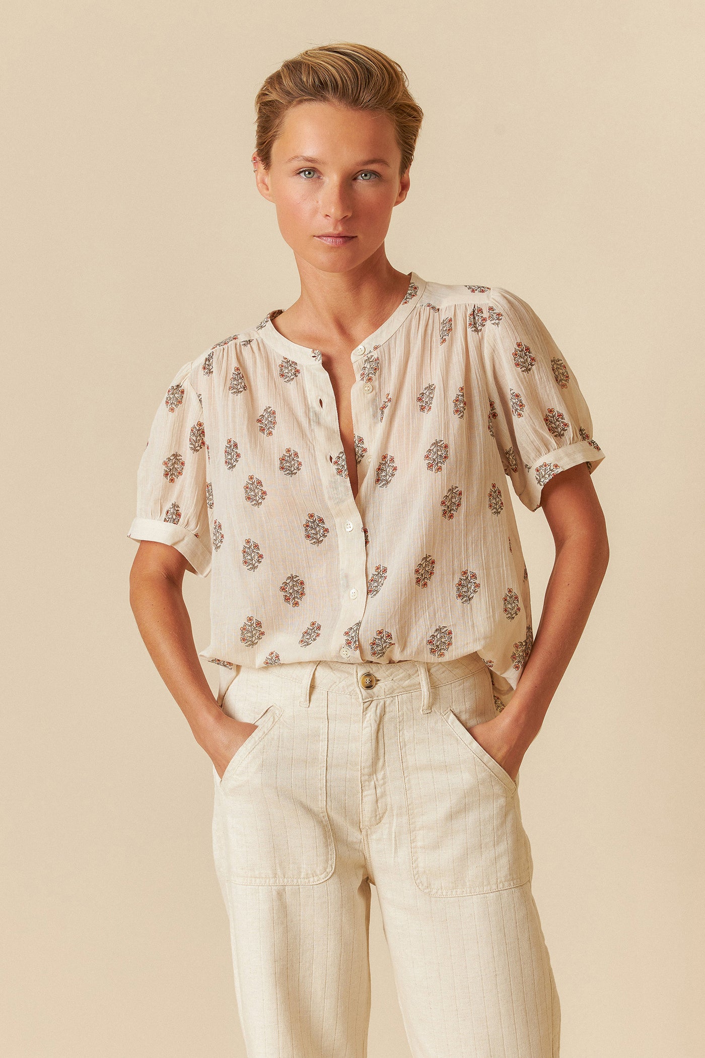 Indi and Cold Cotton Voile Shirt