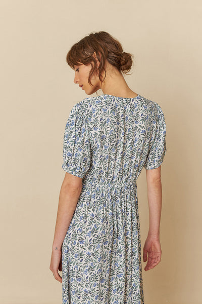 Indi and Cold Bow Shaped Neck Dress