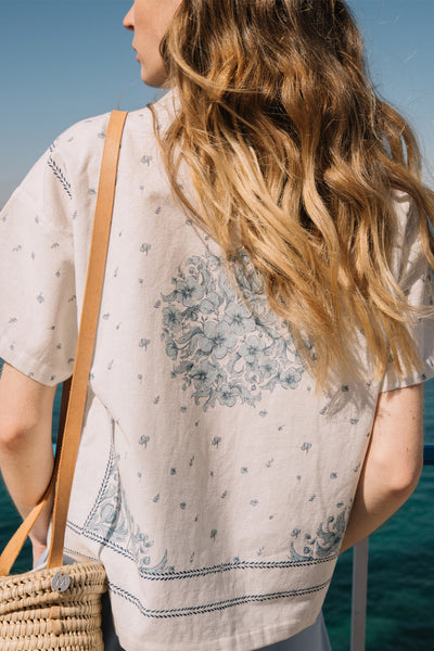 Indi and Cold Cotton Flower Shirt