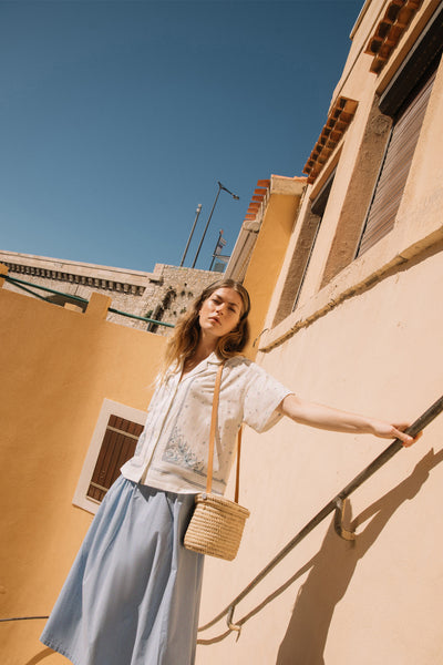 Indi and Cold Cotton Flower Shirt