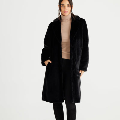 Brave and True Soho Long Coat Black