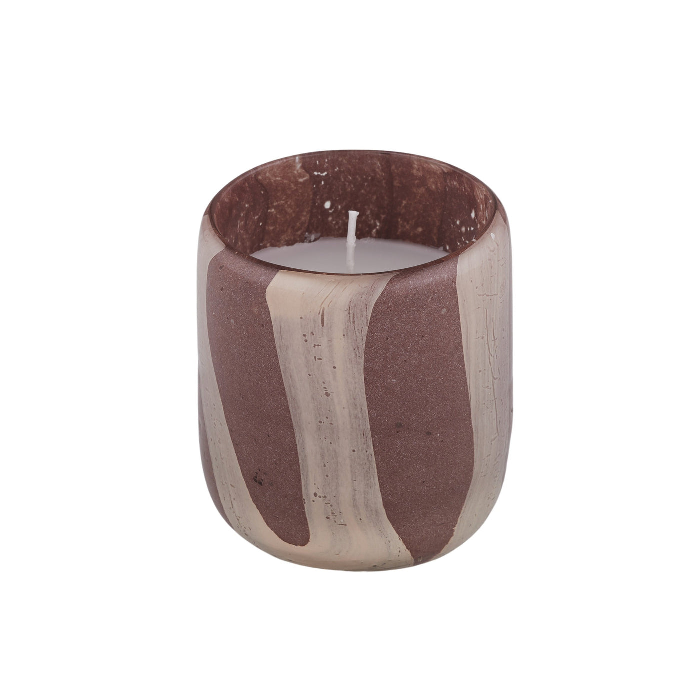 Haven Glass Candle Natural/Terracotta