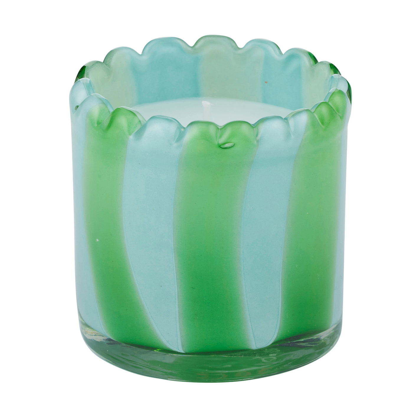 Billie Glass Candle Sky/Emerald