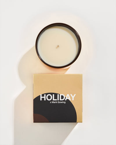 Leif Limited Edition Holiday Buddha Wood Gold Candle