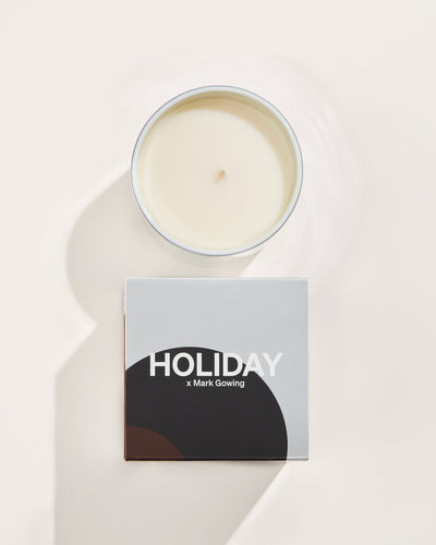 Leif Limited Edition Holiday Flannel Flower Silver Candle