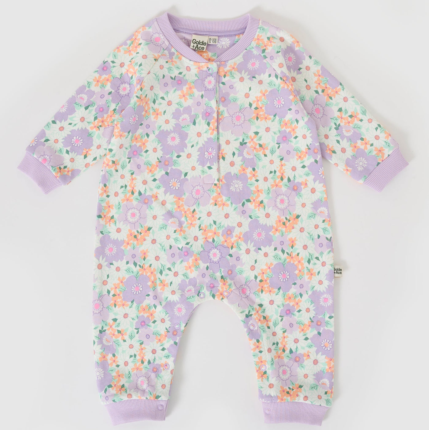 Goldie and Ace Flora Relaxed Terry Romper