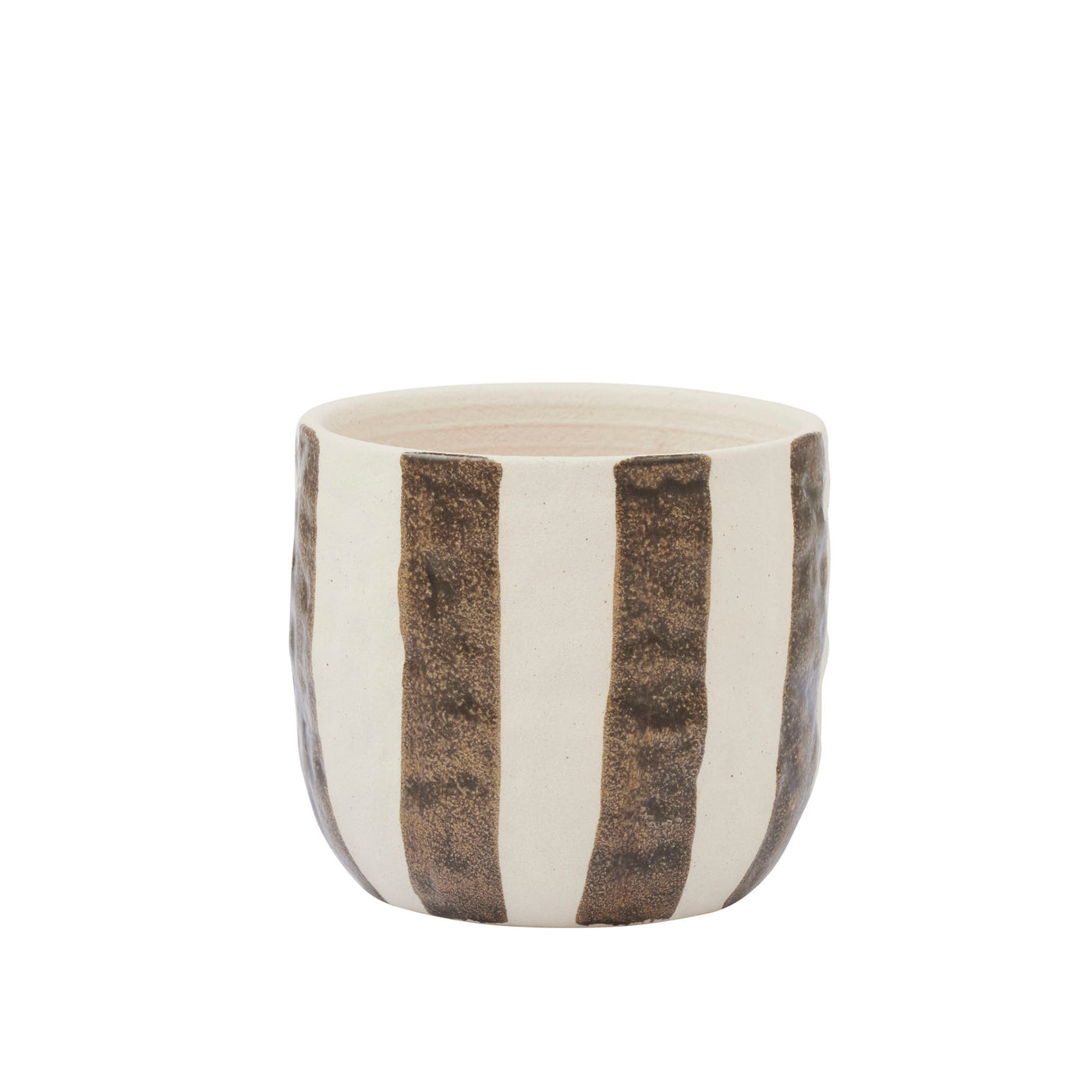 Rayas Ceramic Pot Cocoa