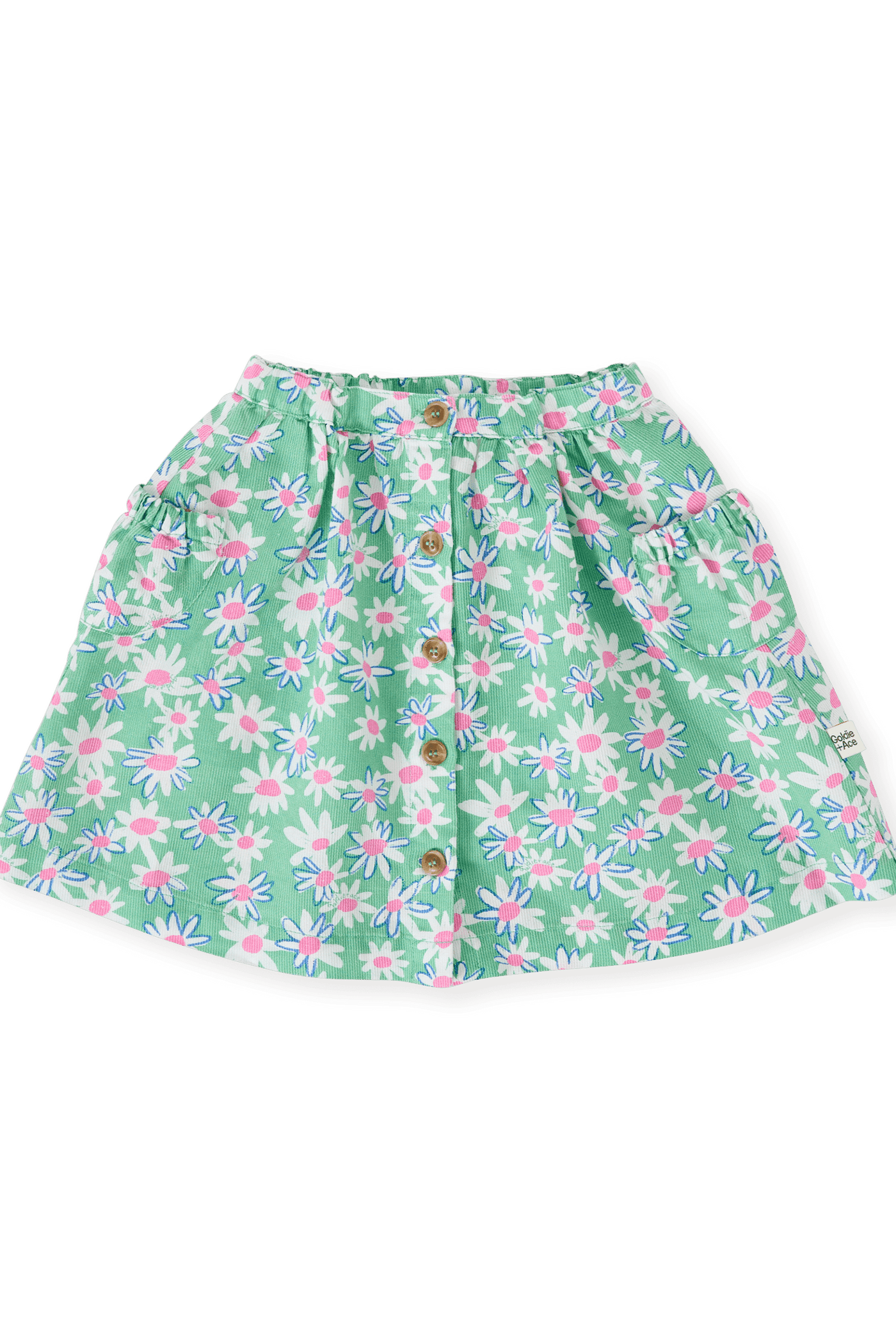 Goldie and Ace Daisy Patch Presley Pocket Skirt