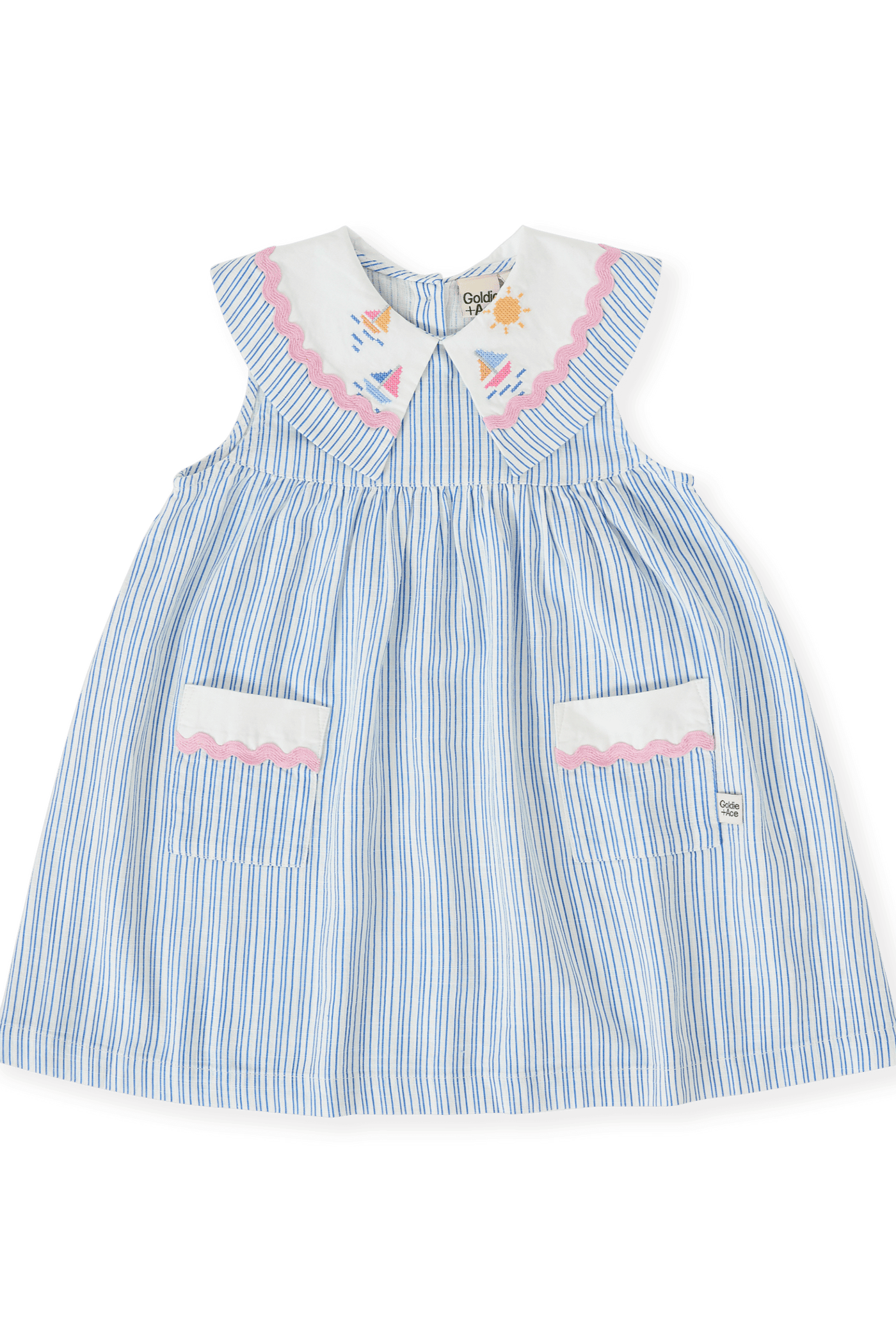 Goldie and Ace Sailor Stripe Lucy Collared Dress