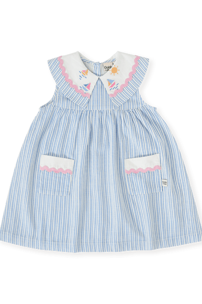 Goldie and Ace Sailor Stripe Lucy Collared Dress