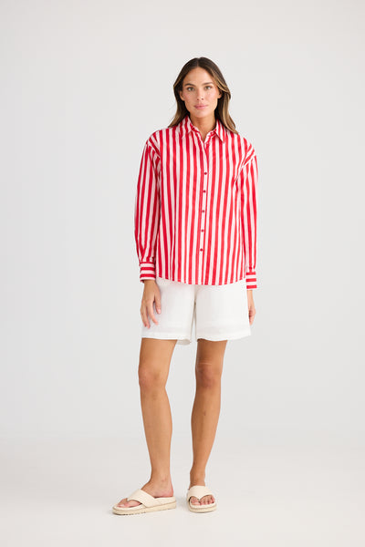 Holiday Adrift Shirt Red Stripe