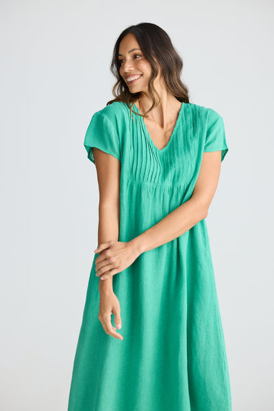 Holiday Trading Alfresco Dress Jade Green