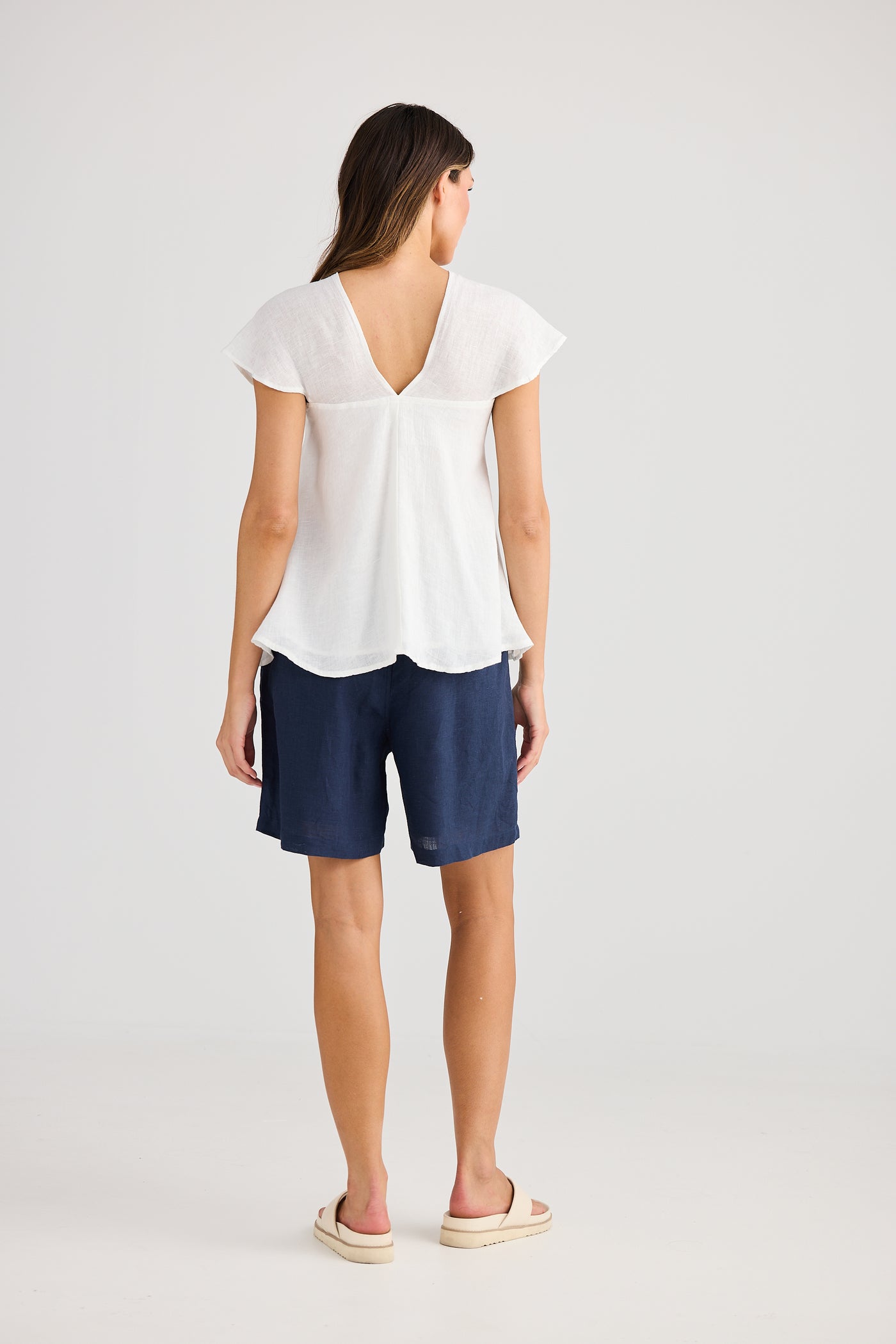 Holiday Sail Away Top White
