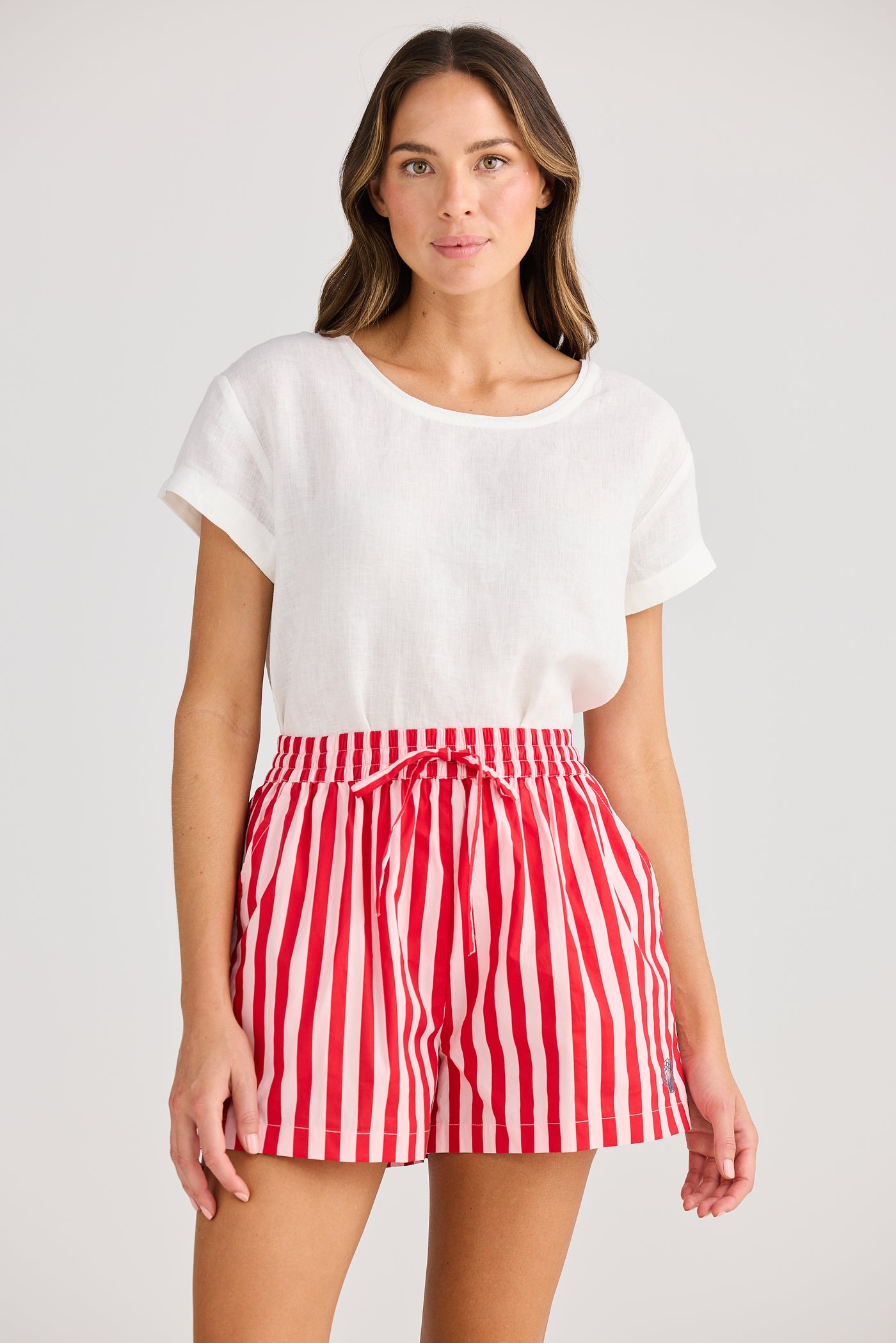 Holiday Adrift Short Red Stripe