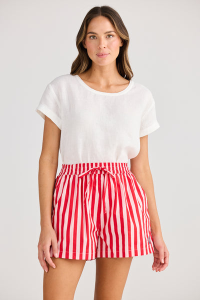 Holiday Adrift Short Red Stripe