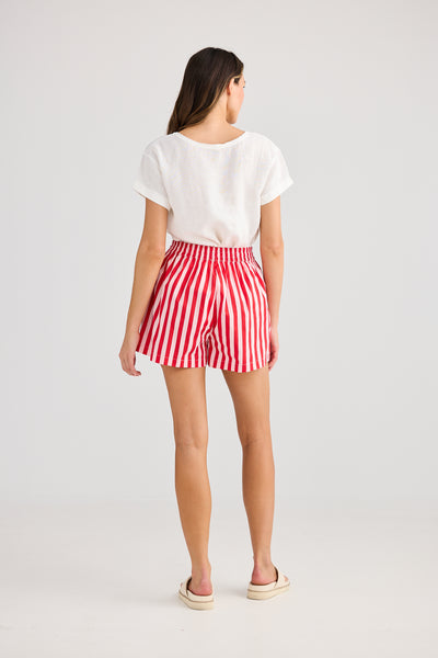 Holiday Adrift Short Red Stripe