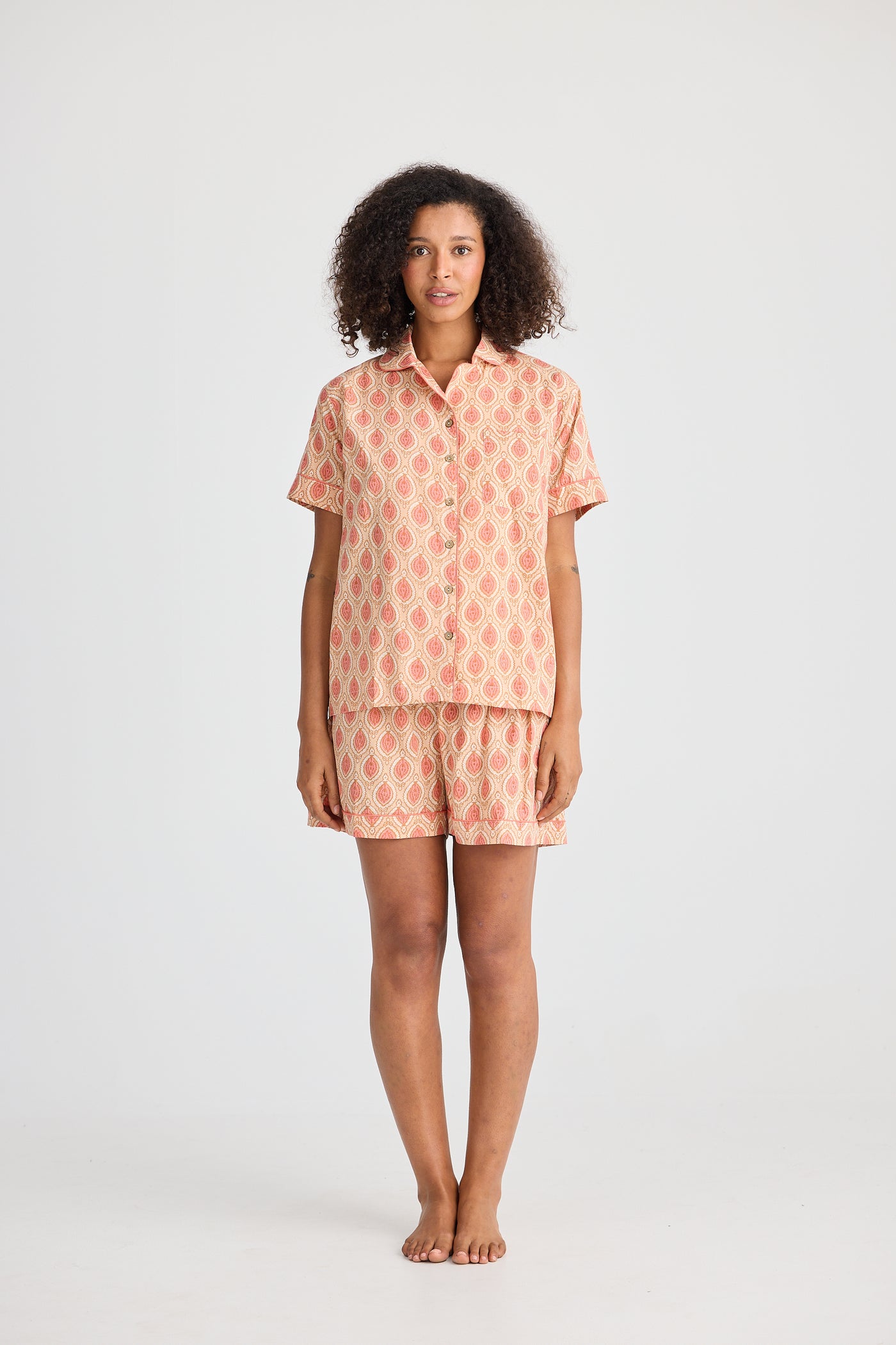 Holiday Namaste Pyjama Set Petals Print