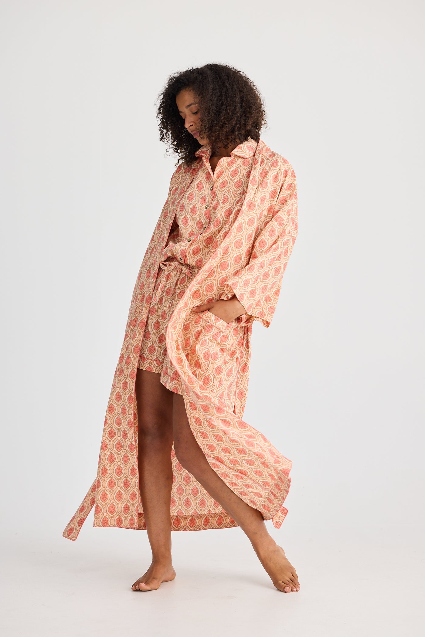 Holiday Namaste Robe Petals