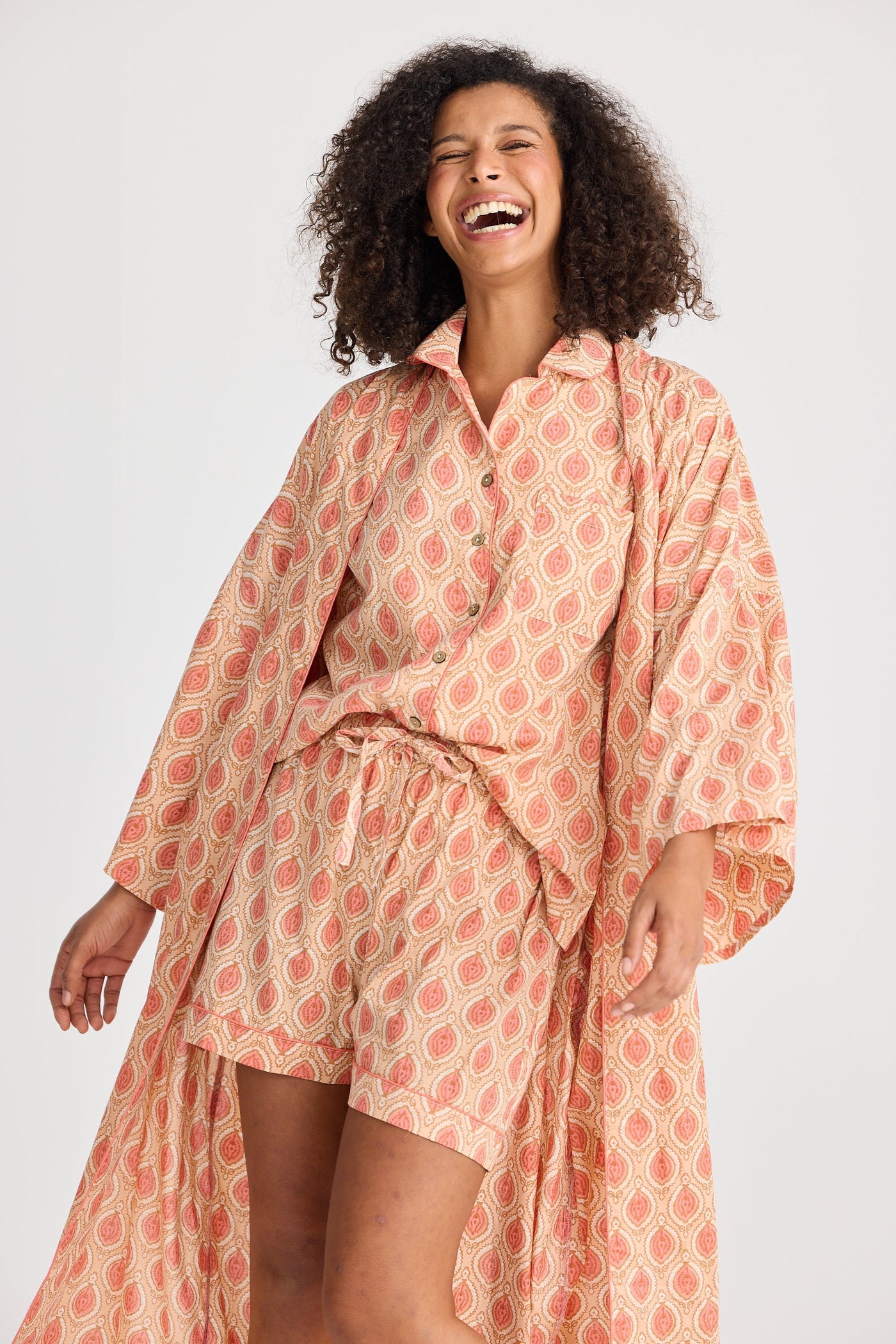 Holiday Namaste Robe Petals
