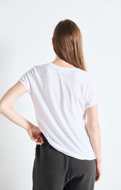 American Vintage Jacksonville TShirt Round Neck White