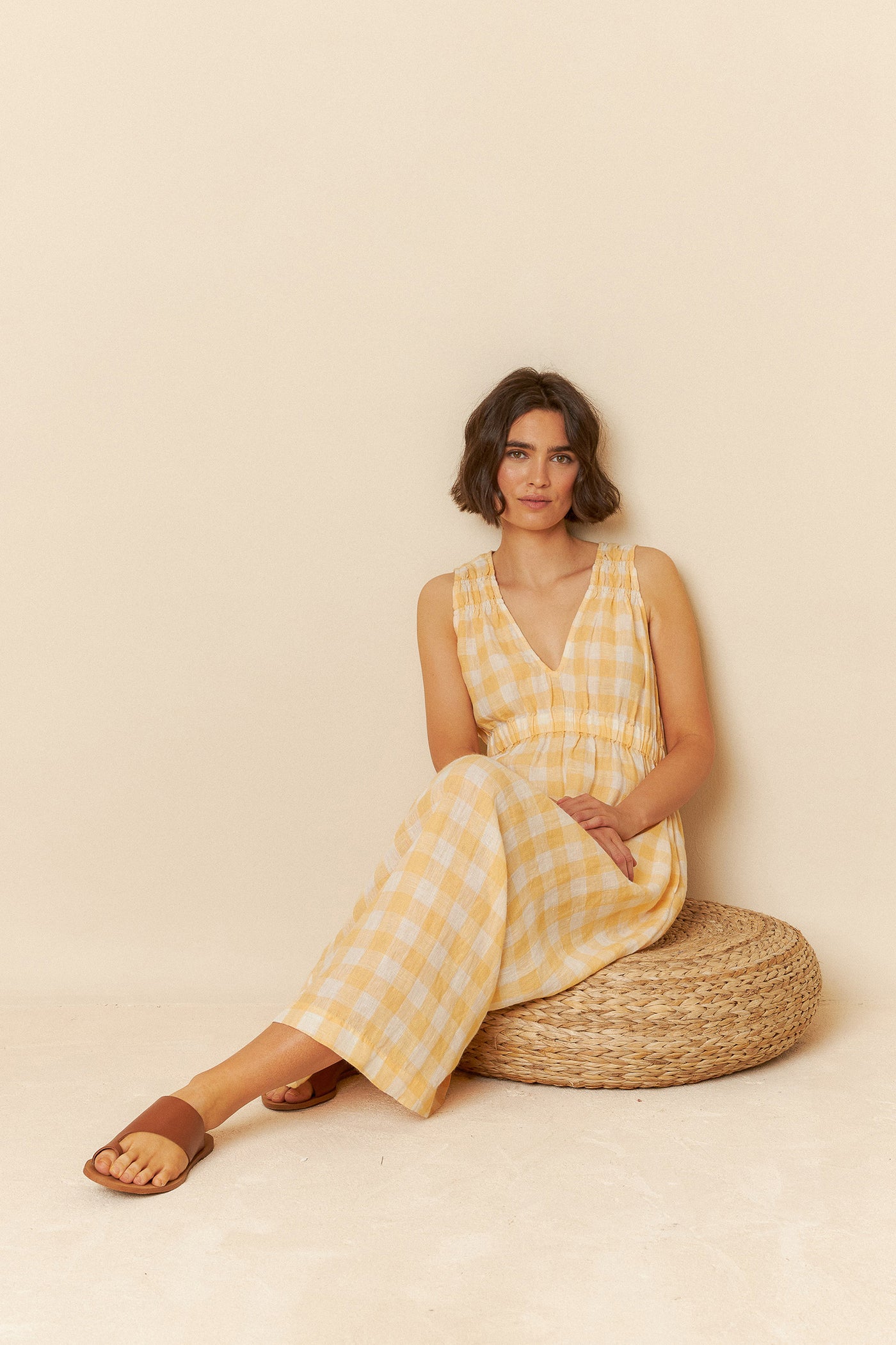 Indi and Cold Vichy Elastic Dress