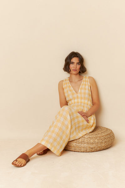 Indi and Cold Vichy Elastic Dress