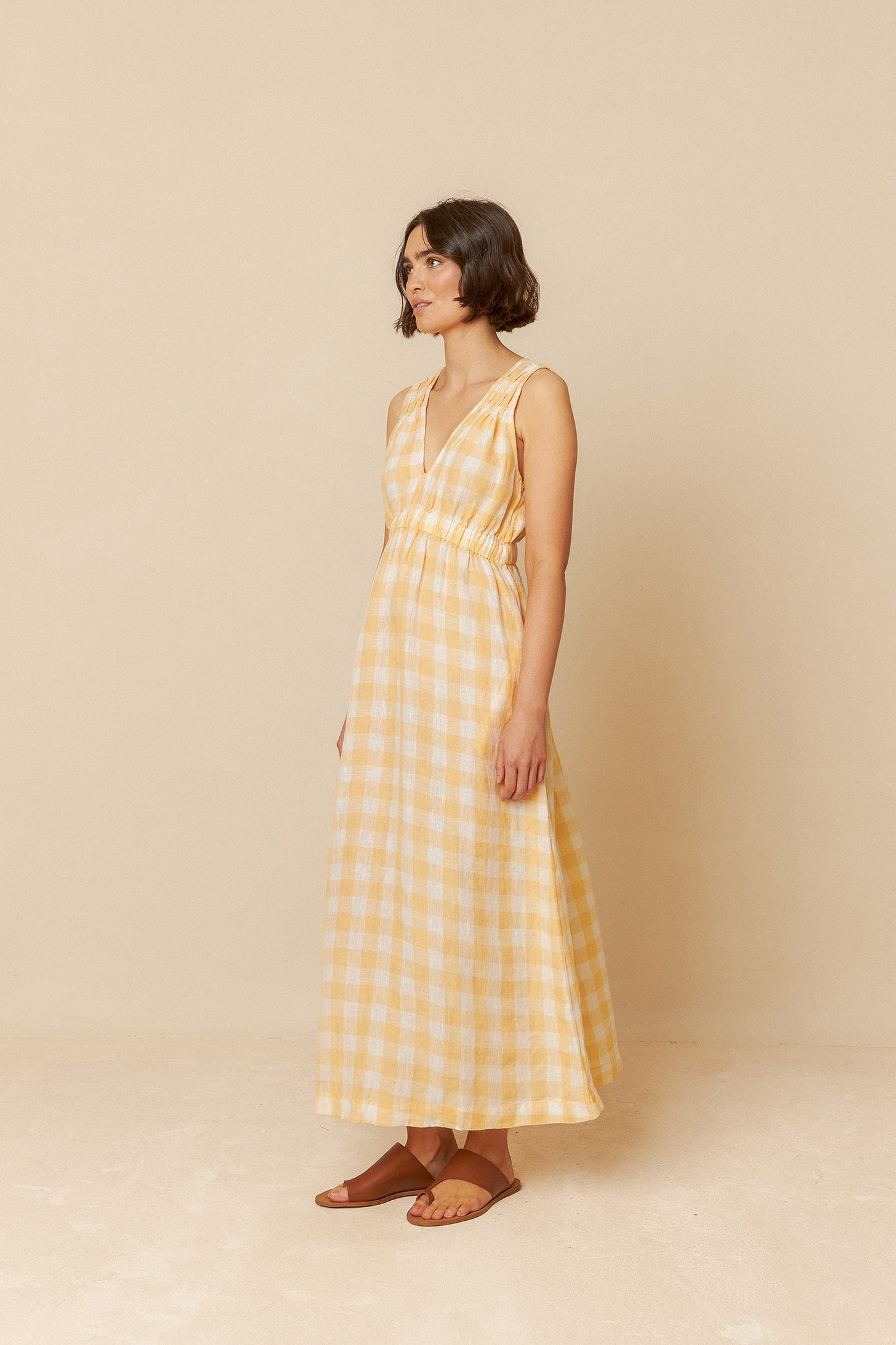 Indi and Cold Vichy Elastic Dress