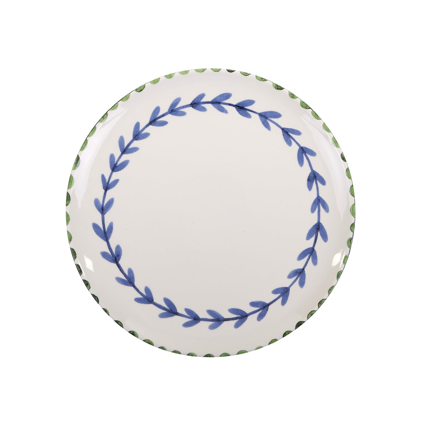 Indigo Ceramic Platter Blue/Green