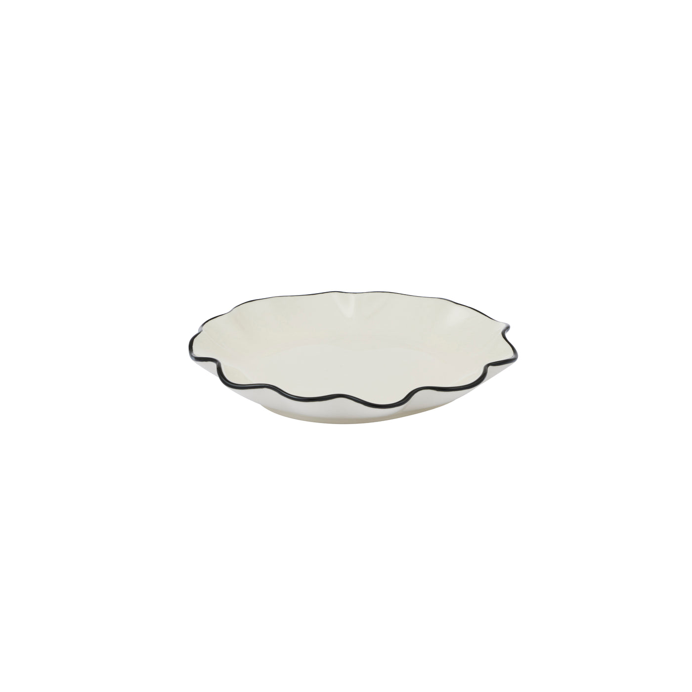 Winslow Ceramic Plate Small Ivory/Black