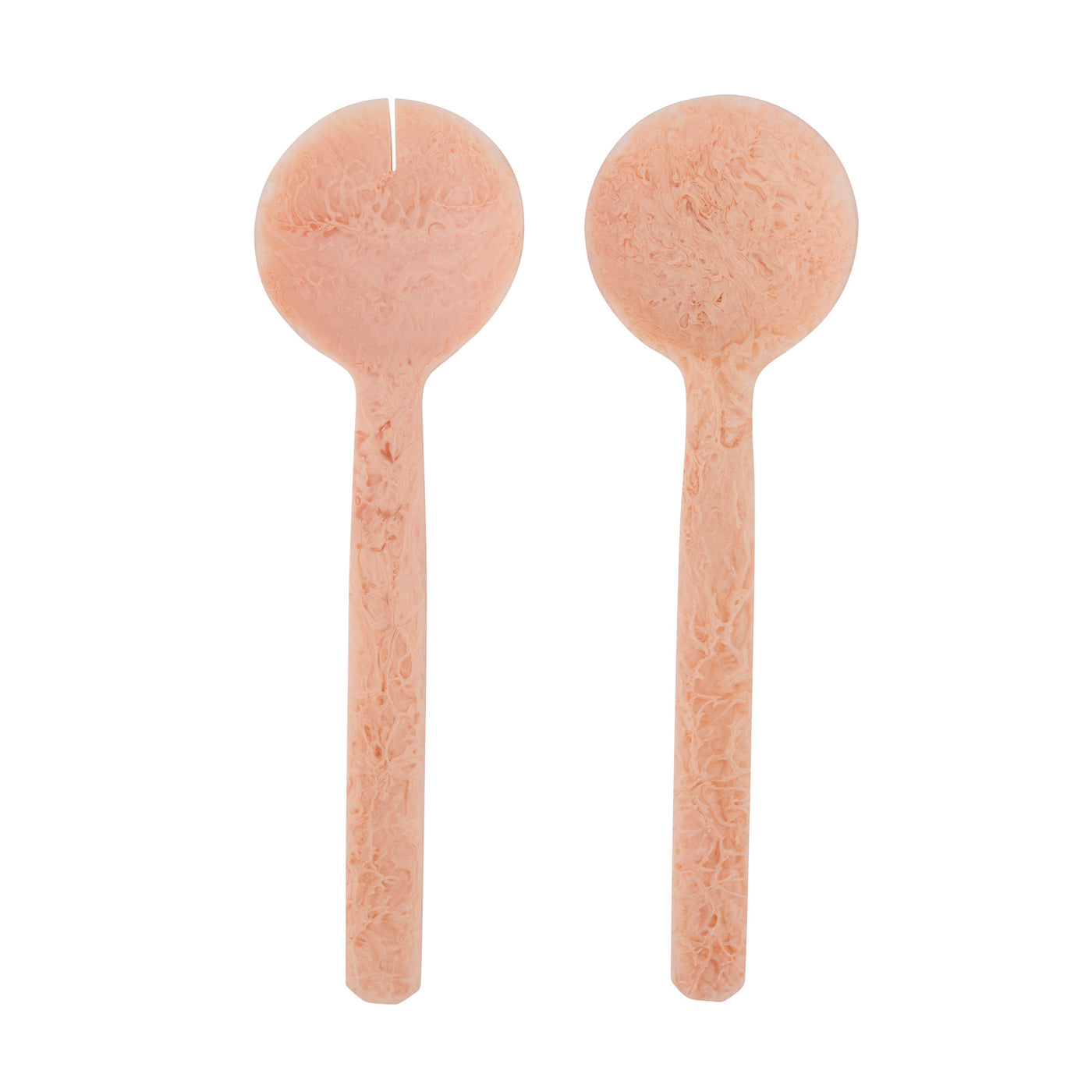 Kip Resin Set/2 Salad Servers Peach