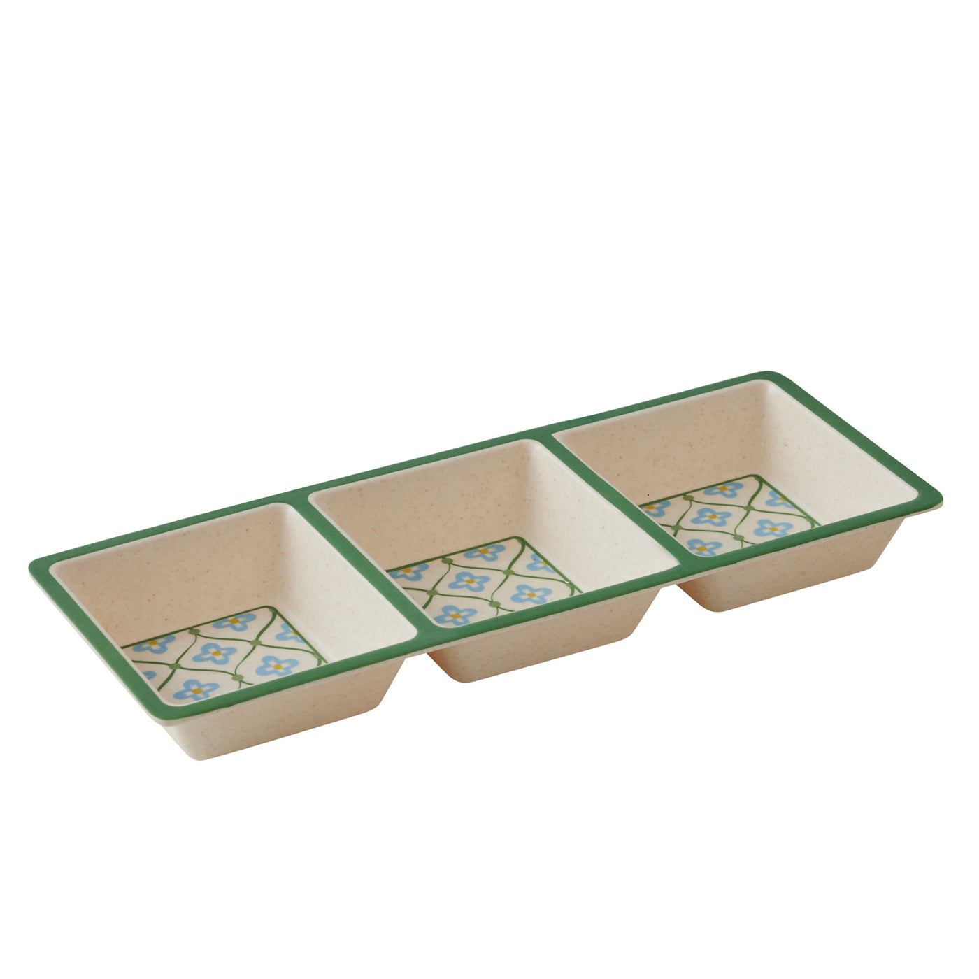 Rosita Bamboo Fibre 3 Divided Tray