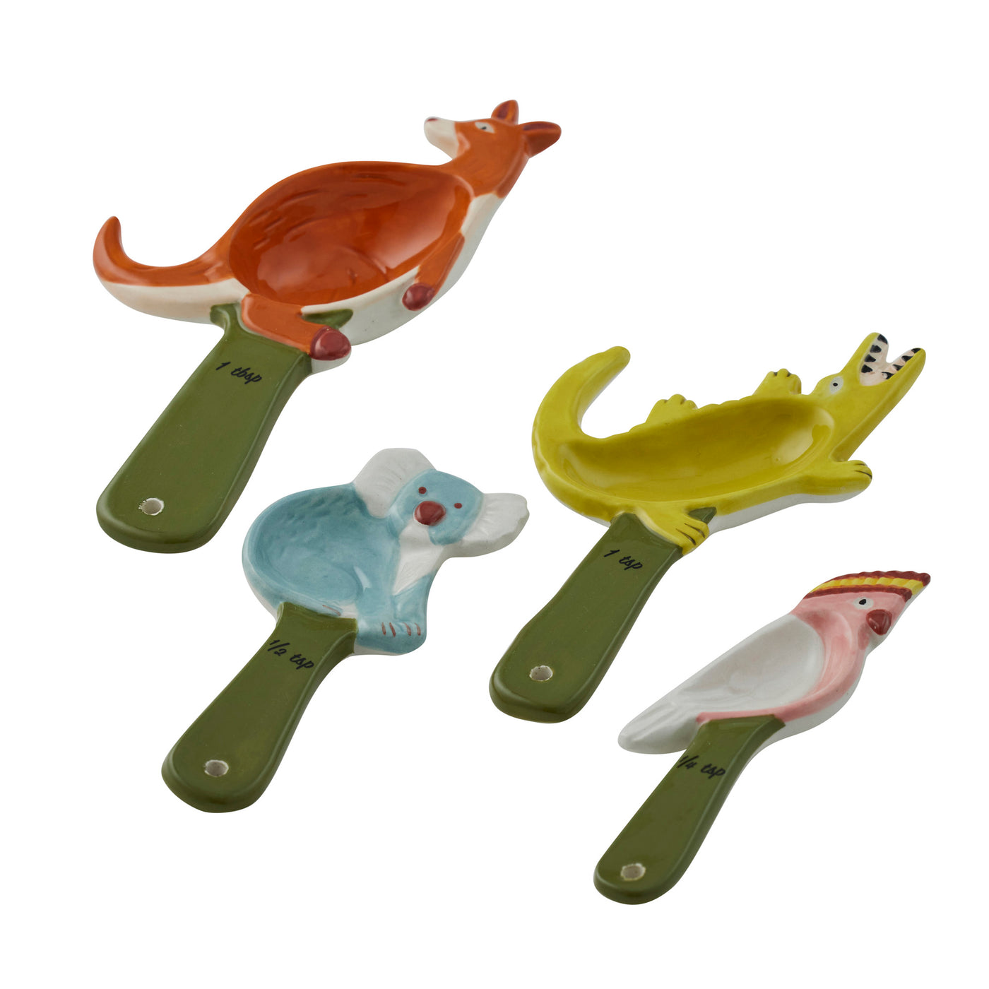 The Irwins S/4 Ceramic Measuring Spoons