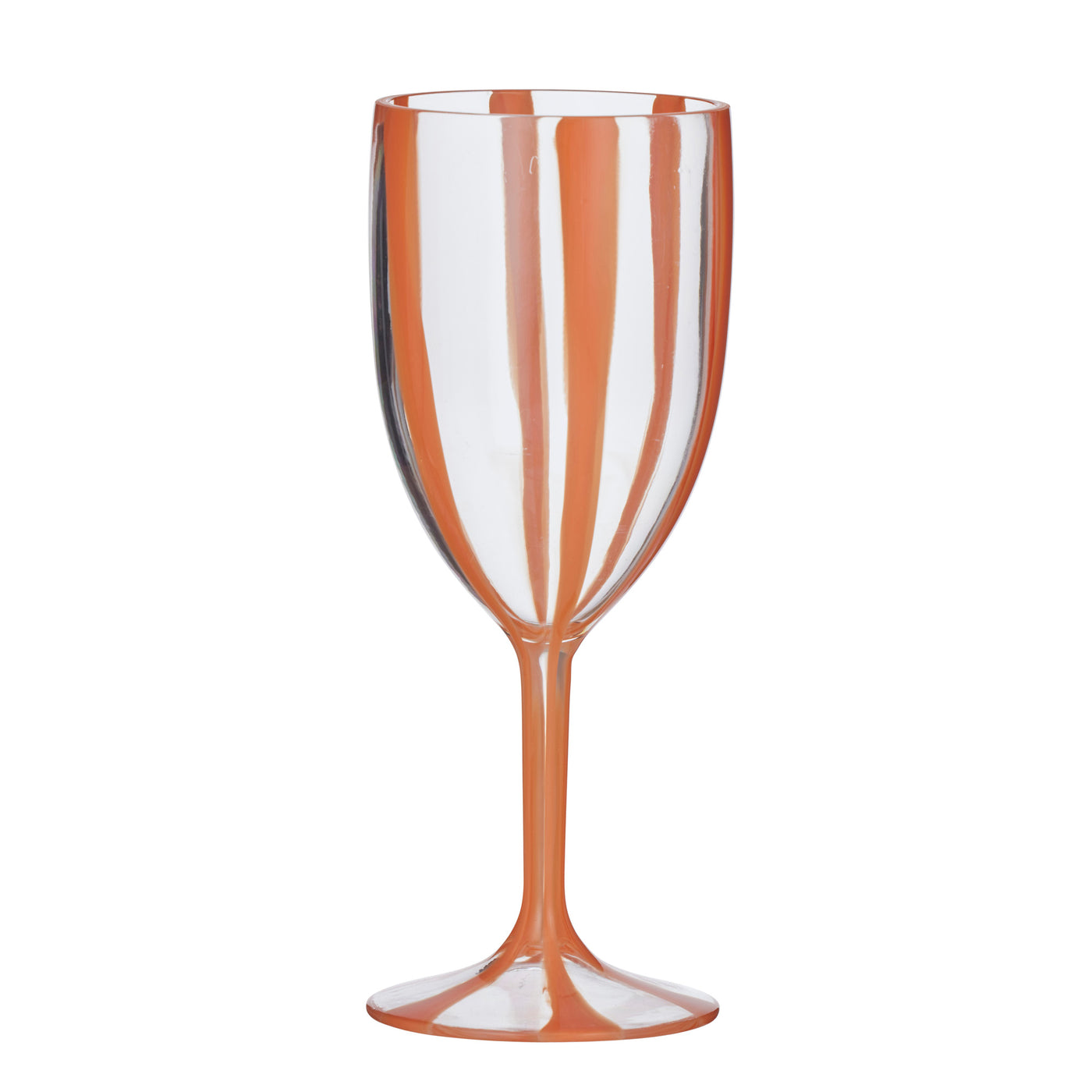 Cabana Acrylic Wine Glass  Papaya