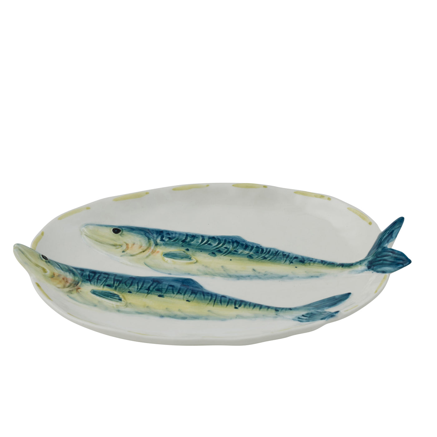 Azur Oval Ceramic Plate