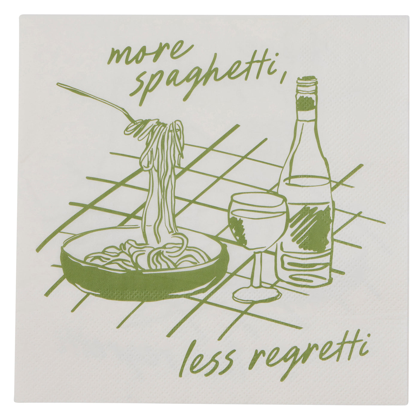 More Spaghetti Napkins