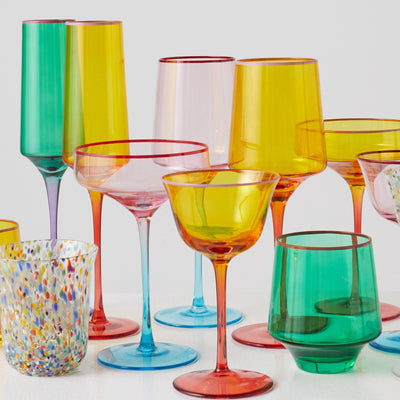 Kip and Co Tropical Punch Champagne Glass Set