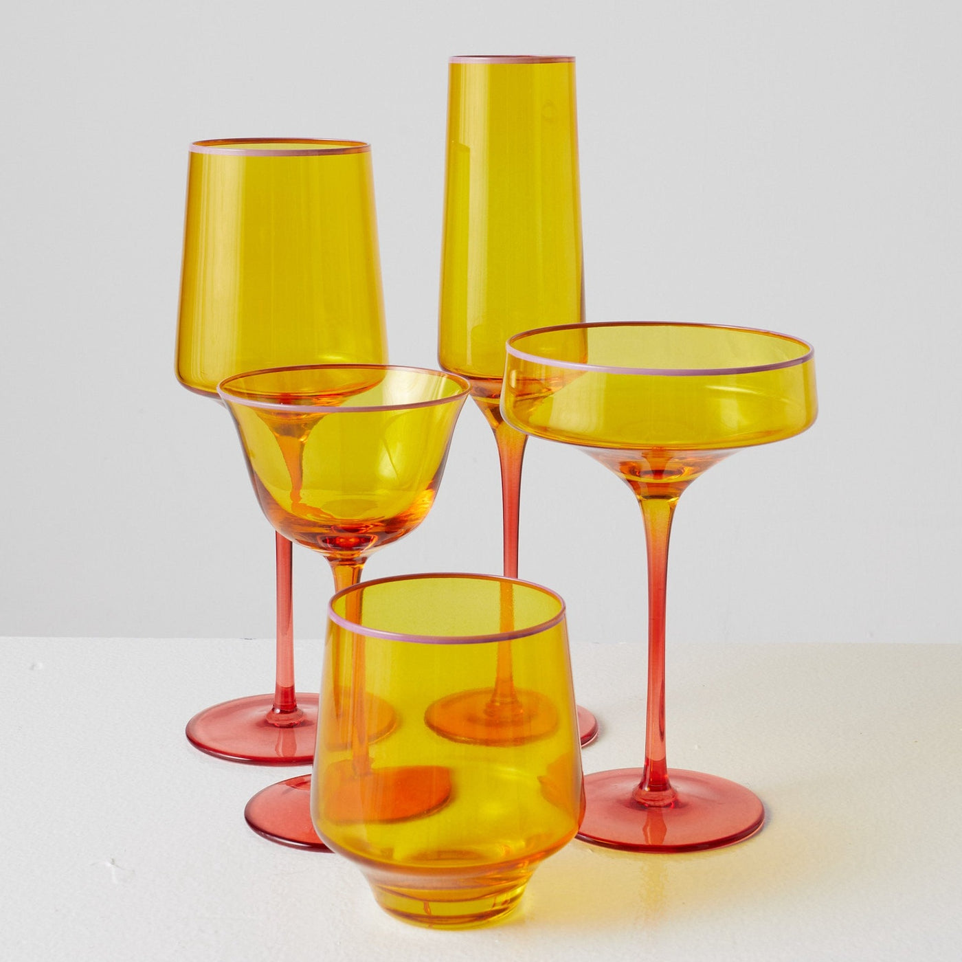 Kip and Co Tropical Punch Margarita Glass Set