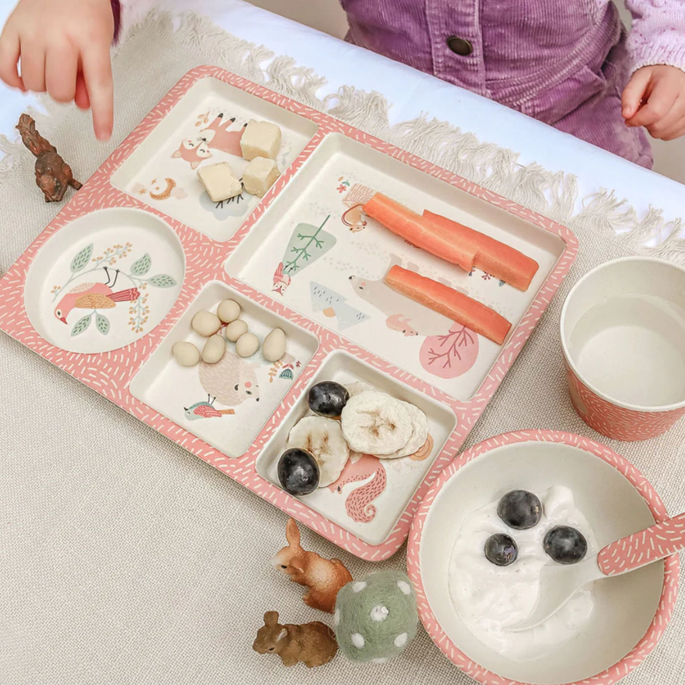 Love Mae Dinner Set Woodland Friends