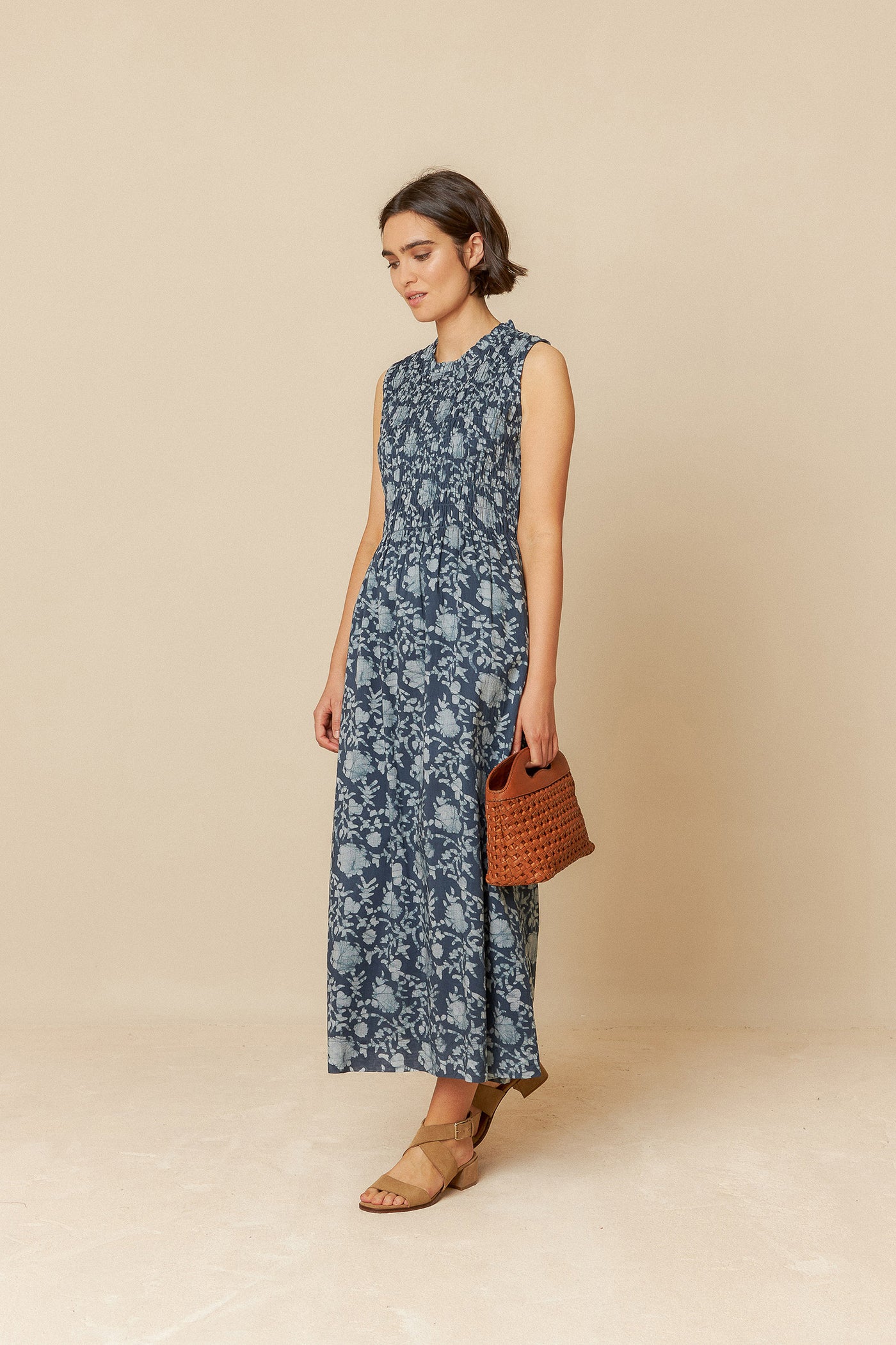 Indi and Cold Elastic Maxi Dress