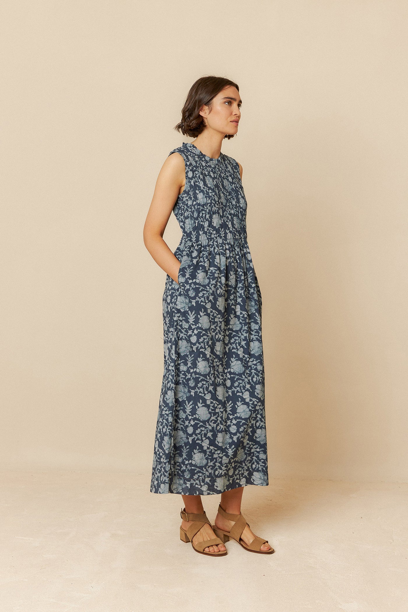 Indi and Cold Elastic Maxi Dress